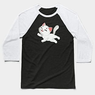 Happy runnig kitty Baseball T-Shirt